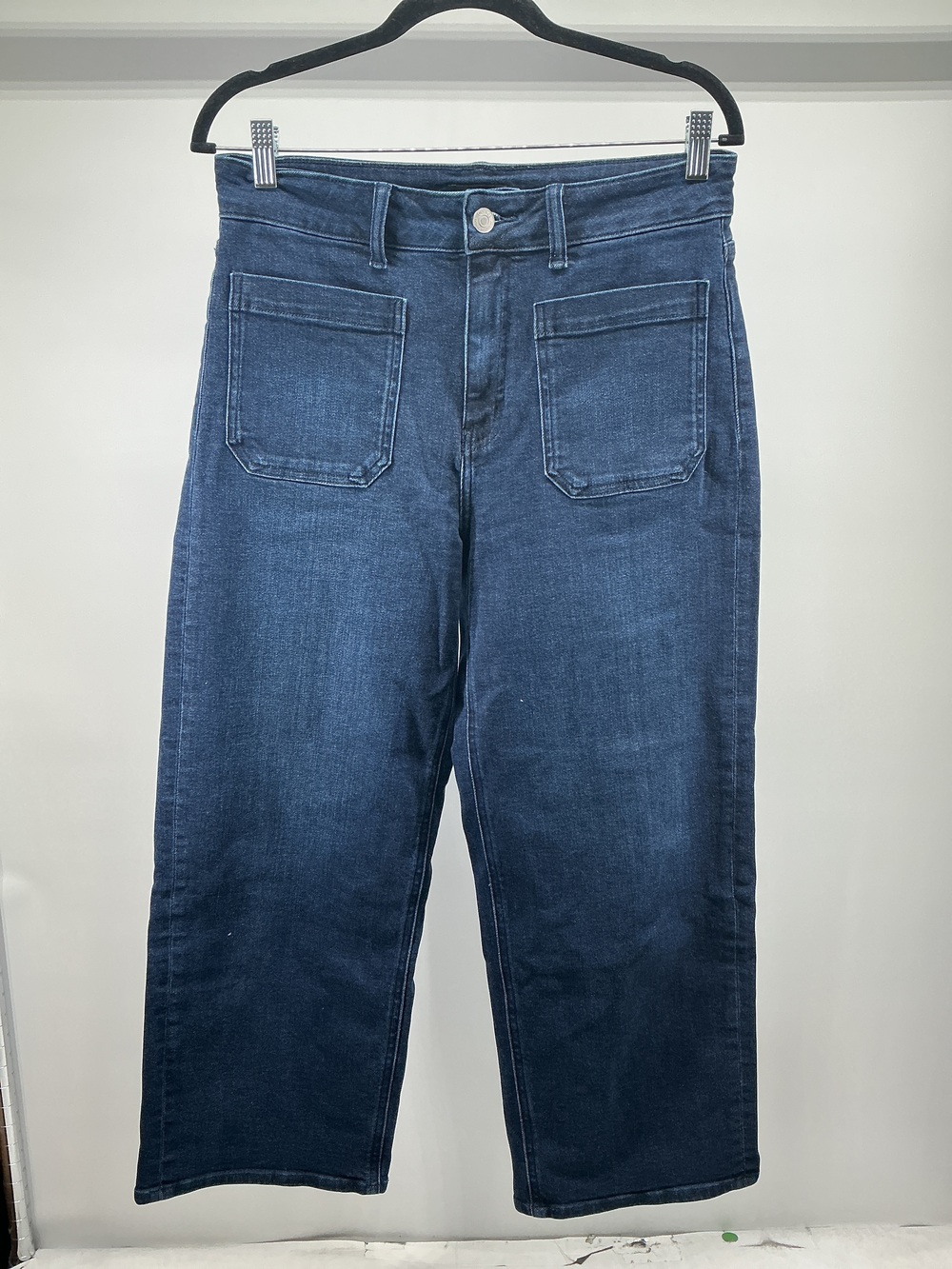 Bella Stretch Patch Pocket Wide Leg Jeans - 26"